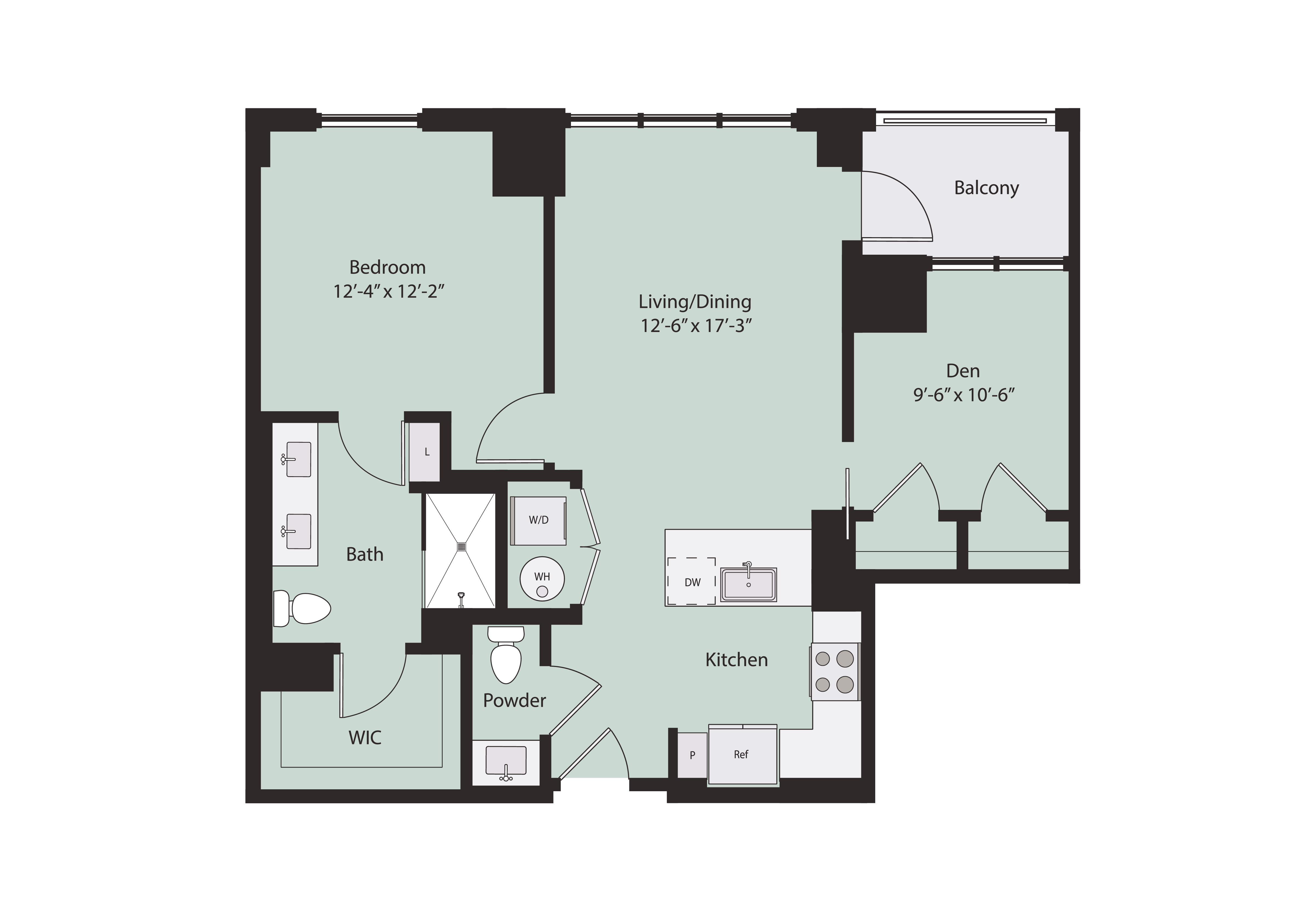 Floor plan layout diagram for A9